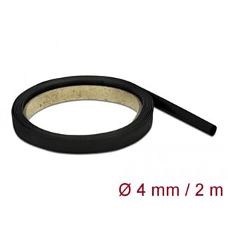 DeLOCK Tubo termorestringente da 2 m x 4 mm Rapporto di restringimento 4:1 nero