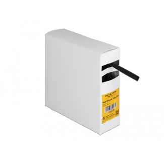 DeLOCK Heat shrink tube Box, with inside adhesive, shrinkage ratio 3:1, 5 m x 7.9 mm black