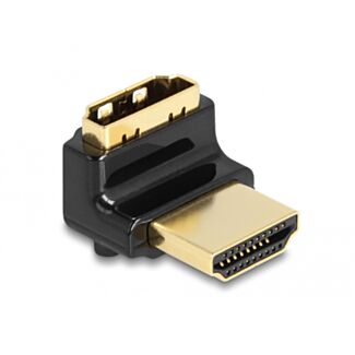 DeLOCK Adattatore HDMI maschio per femmina 90° angolato verso l'alto 8K 60 Hz metallo