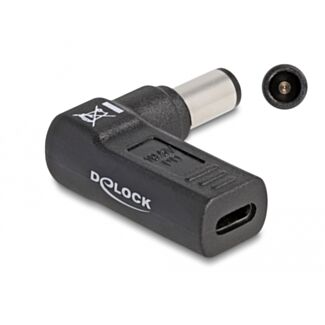 DeLOCK Adattatore per portatile Cavo di ricarica USB Type-C femmina per Dell 7,4 x 5,0 mm maschio 90° angolato