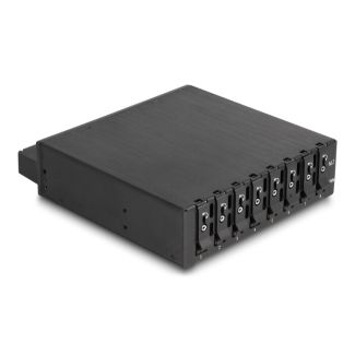 DeLOCK 5.25″ Mobile Rack for 8 x M.2 NVMe SSD with Slim SAS SFF-8654 connector