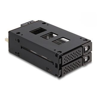 DeLOCK Bay rack mobile sottile per 2 x SSD da 2.5″ U.2 NVMe