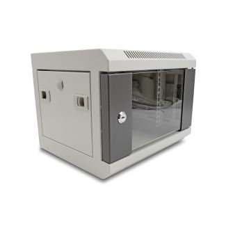 DeLOCK Armadio di rete da 10″ con anta in vetro 4U grigio