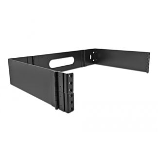 DeLOCK Rack da 19″ per montaggio a parete 2U pieghevole nero