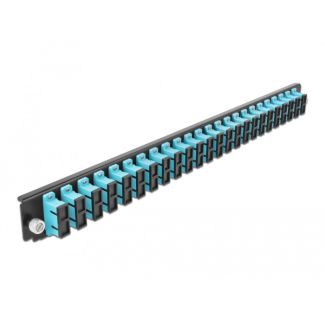 DeLOCK 19″ Splice Box Front Panel 24 port SC Duplex aqua
