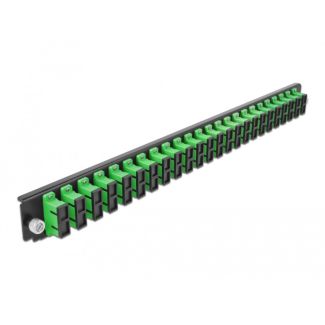 DeLOCK 19″ Splice Box Front Panel 24 port SC Duplex green