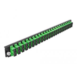 DeLOCK Scatola di giunzione da 19″ Pannello frontale da 24 porte SC Duplex verde