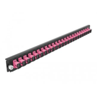 DeLOCK 19″ Splice Box Front Panel 24 port SC Simplex violet
