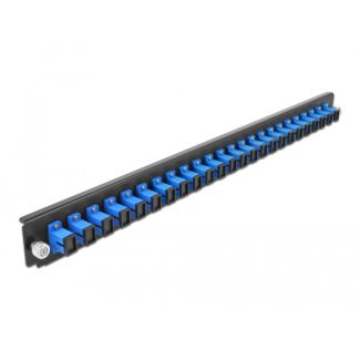 DeLOCK 19″ Splice Box Front Panel 24 port SC Simplex blue