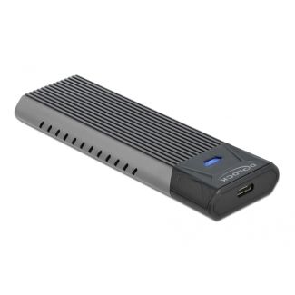 DeLOCK Custodia esterna USB Type-C Combo per M.2 NVMe PCIe o SATA SSD - senza attrezzi