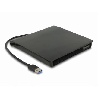DeLOCK External Enclosure for 5.25″ Slim SATA Drives 12.7 mm to SuperSpeed USB 5 Gbps Type-A male