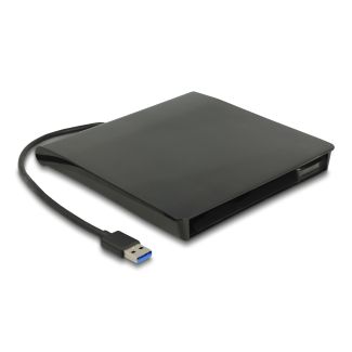 DeLOCK Custodia esterna per Unità Slim SATA 5.25″ da 12,7 mm per SuperSpeed USB 5 Gbps Tipo-A maschio