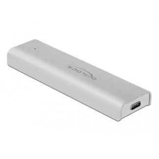 DeLOCK External Enclosure for M.2 NVMe PCIe SSD with SuperSpeed USB 10 Gbps (USB 3.2 Gen 2) USB Type-C female
