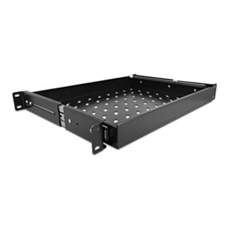 DeLOCK Cassetto estraibile da 19″ 1U, nero