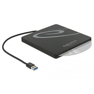 DeLOCK 42604 box per lettore ottico 13,3 cm (5.25") SATA III Nero