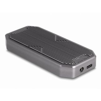 DeLOCK External Gaming Enclosure for M.2 NVMe PCIe SSD with SuperSpeed USB 20 Gbps (USB 3.2 Gen 2x2) USB Type-C female and RGB LED illumination