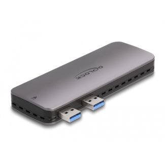 DeLOCK USB 3.2 Gen 2 Enclosure for PlayStation5 with M.2 NVMe Slot - tool free