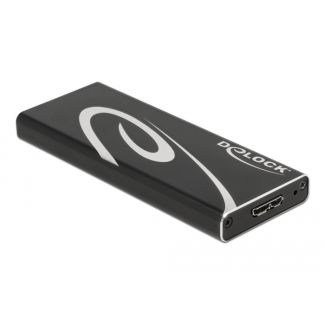 DeLOCK Alloggiamento esterno SuperSpeed USB per SSD M.2 SATA chiave B