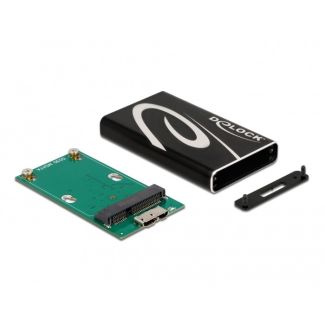 DeLOCK External Enclosure SuperSpeed USB for mSATA SSD
