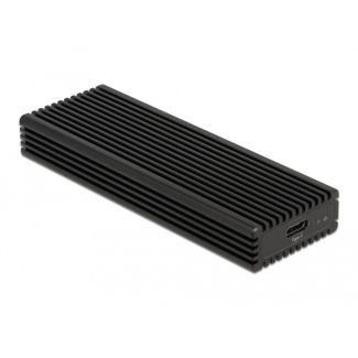 DeLOCK External USB Type-C Combo Enclosure for M.2 NVMe PCIe or SATA SSD
