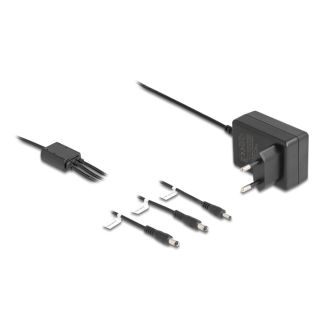 DeLOCK Alimentatore esterno DC 3,5 x 1,35 mm, DC 5,5 x 2,1 mm, DC 5,5 x 2,5 mm 5,0 V / 2,0 A / 10,0 W