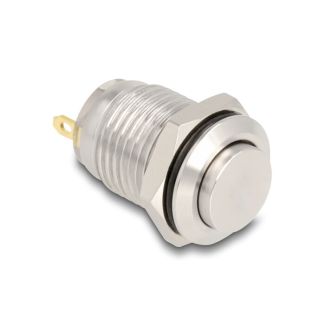 DeLOCK 20983 push-button panel Silver