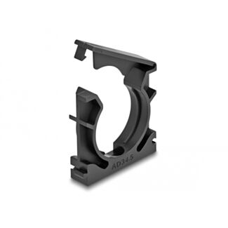 DeLOCK Portacavi con clip di bloccaggio 34,5 mm 4 pezzi nero