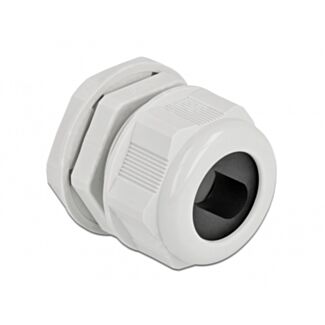DeLOCK Pressacavo PG29 per cavo piatto grigio 2 pezzi