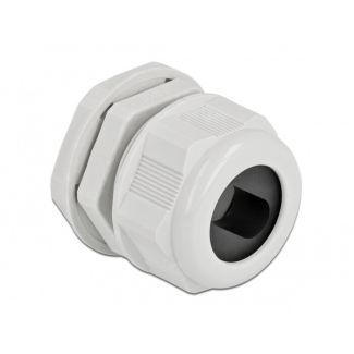 DeLOCK Cable Gland PG29 for flat cable grey 2 pieces