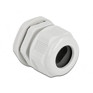 DeLOCK Pressacavo PG21 per cavo piatto grigio 2 pezzi