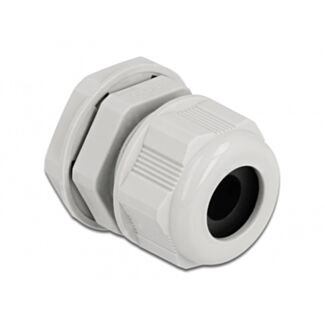 DeLOCK Pressacavo PG16 per cavo tondo grigio 2 pezzi
