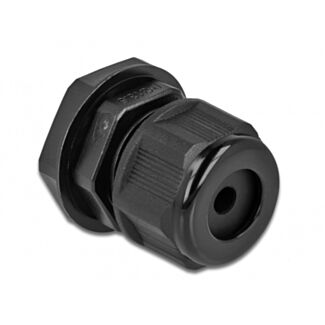 DeLOCK Pressacavo PG13,5 per cavo tondo nero 2 pezzi