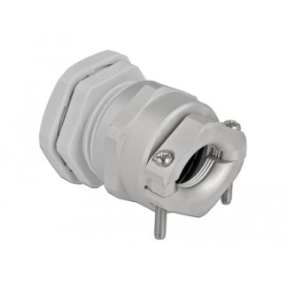 DeLOCK Cable Gland PG29 with strain relief and bending protection grey