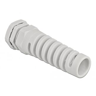 DeLOCK Pressacavo con scarico della trazione PG21 grigio