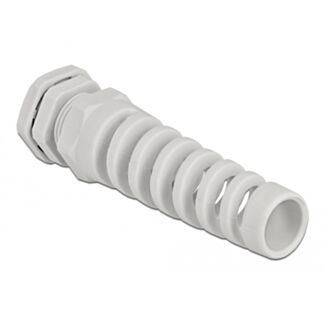 DeLOCK Pressacavo con scarico della trazione PG16 grigio
