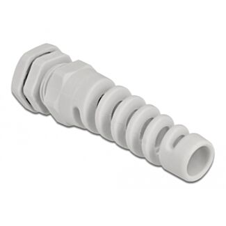DeLOCK Pressacavo con scarico della trazione PG11 grigio