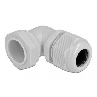DeLOCK Cable Gland 90° angled PG21 grey