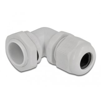 DeLOCK Cable Gland 90° angled PG13.5 grey