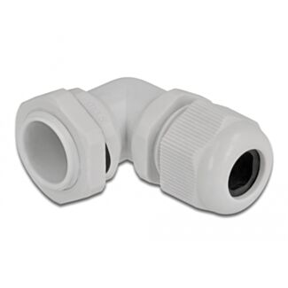 DeLOCK Pressacavo angolato a 90° PG13,5 grigio