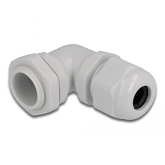DeLOCK Pressacavo angolato a 90° PG11 grigio