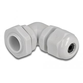 DeLOCK Pressacavo angolato a 90° PG9 grigio