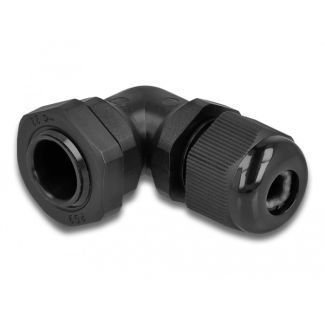 DeLOCK Cable Gland 90° angled PG9 black