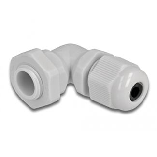 DeLOCK Pressacavo angolato a 90° PG7 grigio