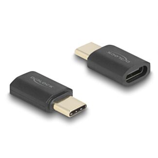 DeLOCK USB Adattatore 40 Gbps USB Type-C PD 3.1 240 W maschio per protezione porta femmina 8K 60 Hz