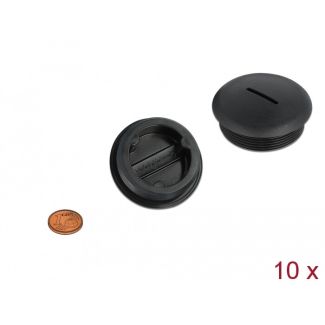 DeLOCK Sealing Plug M40 x 1.5 black 10 pieces