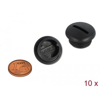 DeLOCK Sealing Plug M16 x 1.5 black 10 pieces
