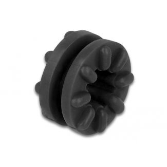 DeLOCK Gommino nero antivibrazione 10 pezzi