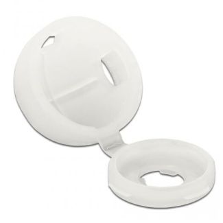 DeLOCK Protective cap for screw M4 natural 10 pieces