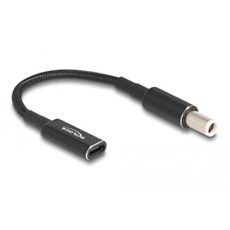 DeLOCK Cavo adattatore per portatile Cavo di ricarica USB Type-C femmina per Dell 7,4 x 5,0 mm maschio 15 cm