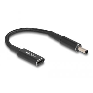 DeLOCK Cavo adattatore per portatile Cavo di ricarica USB Type-C femmina per Dell 4,5 x 3,0 mm maschio 15 cm